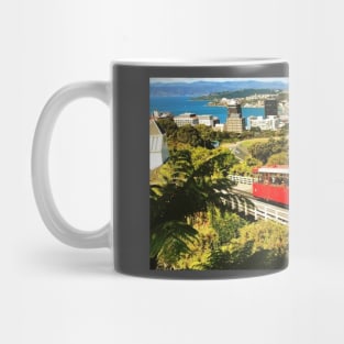 Wellington Cable Car On A Sunny Day Mug